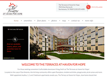 Tablet Screenshot of havenforhopeapts.com